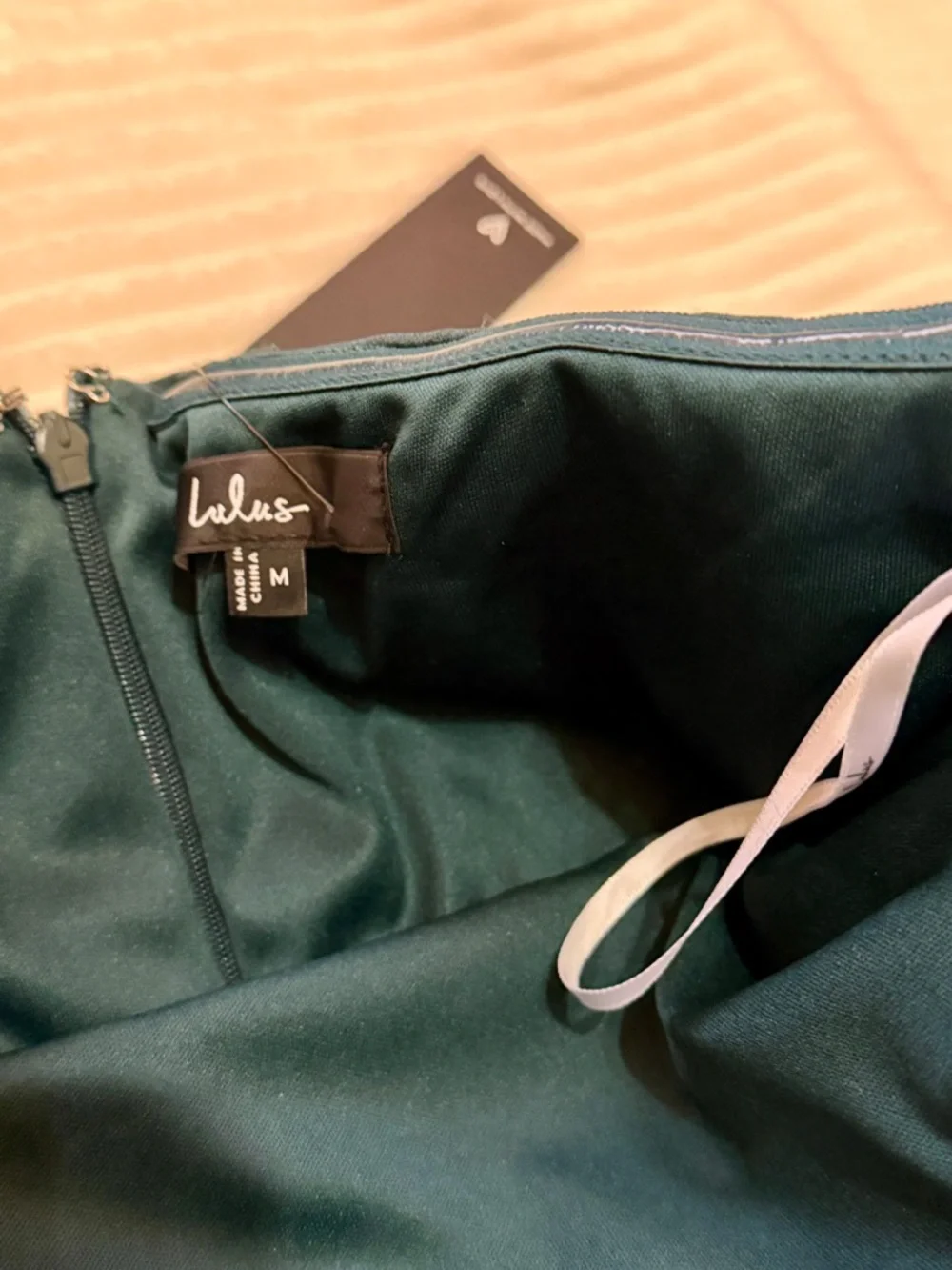 Lulu’s Marvelous Entrance Emerald Green Pleated Strapless Maxi Dress M NWT
